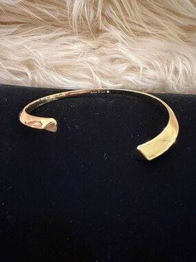 Stella & Dot Gold Open-Ended Cuff Bracelet